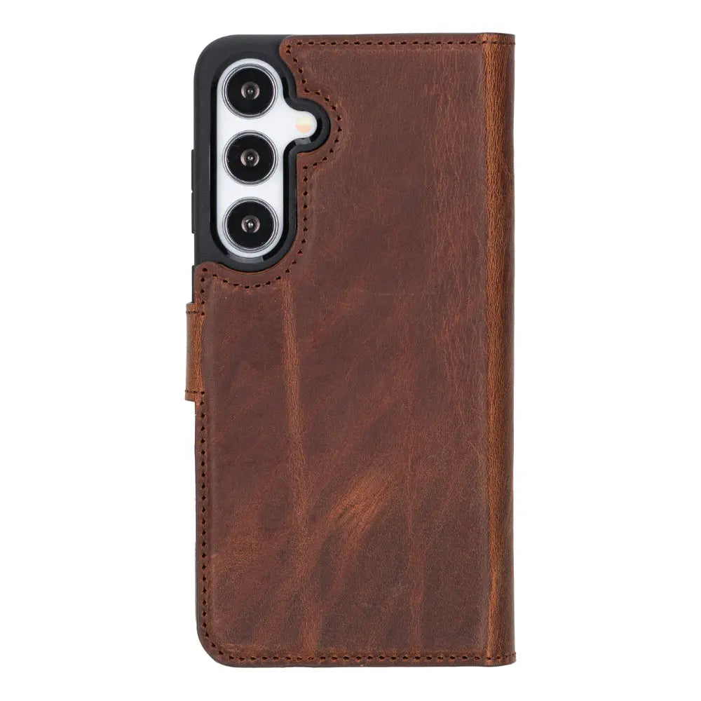 Samsung Galaxy S25 Plus Leather Wallet Case Detachable RFID – Magic