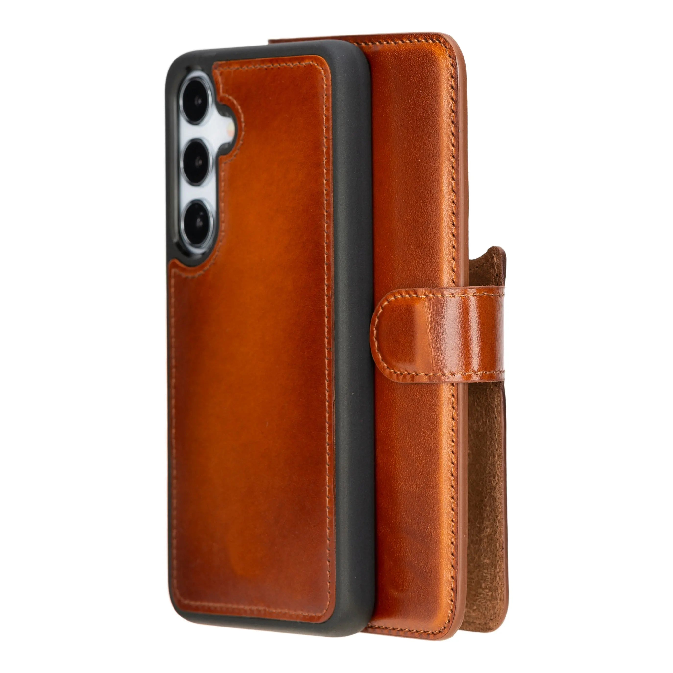 Samsung Galaxy S24 Ultra Leather Wallet Case Detachable RFID – Magic