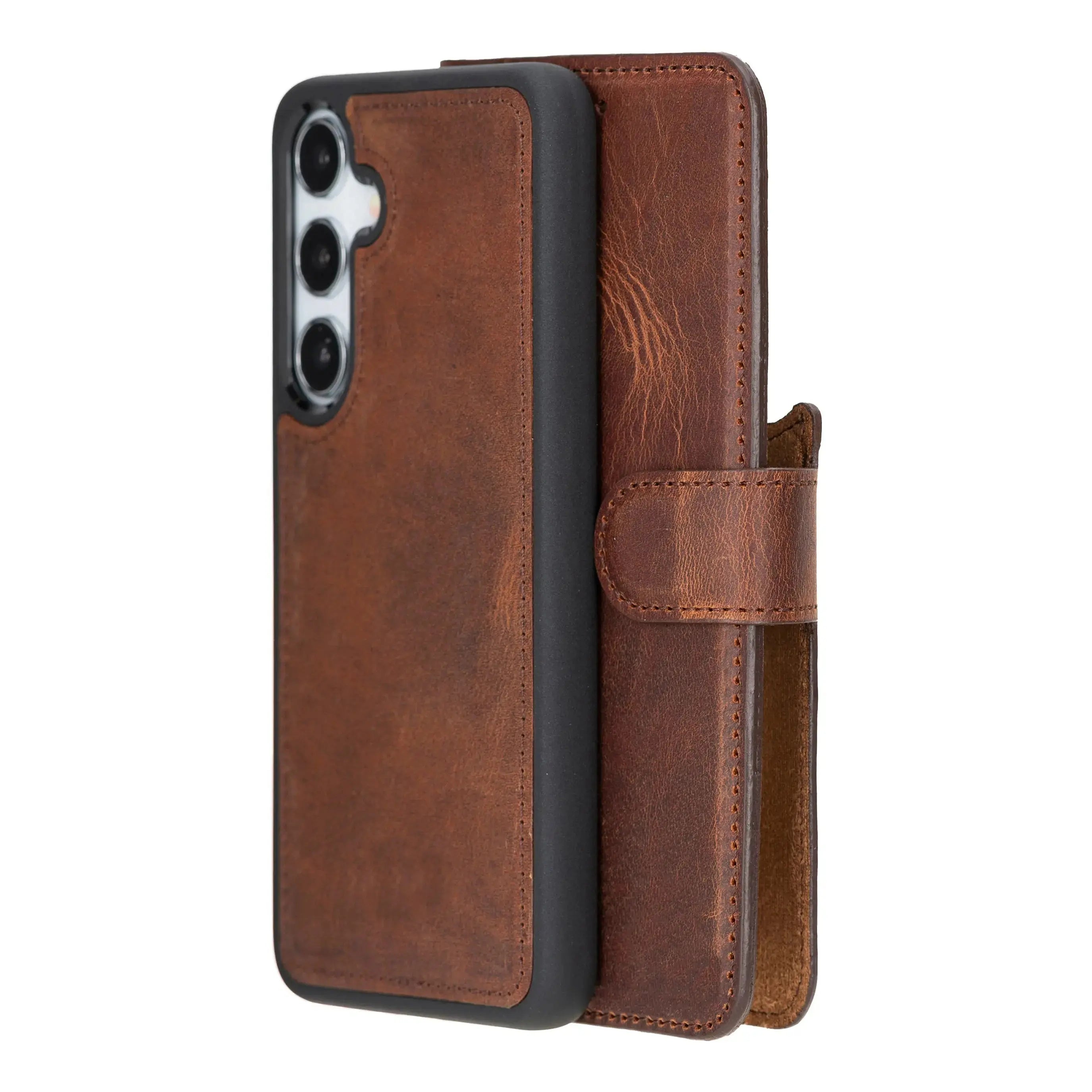 Samsung Galaxy S24 Ultra Leather Wallet Case Detachable RFID – Magic