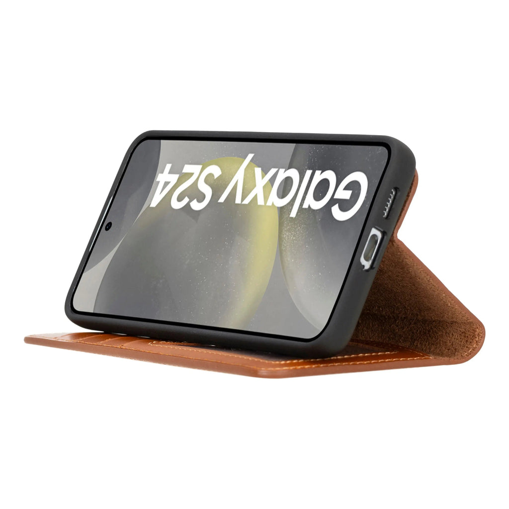Samsung Galaxy S24 Plus Leather Wallet Case Detachable RFID – Magic