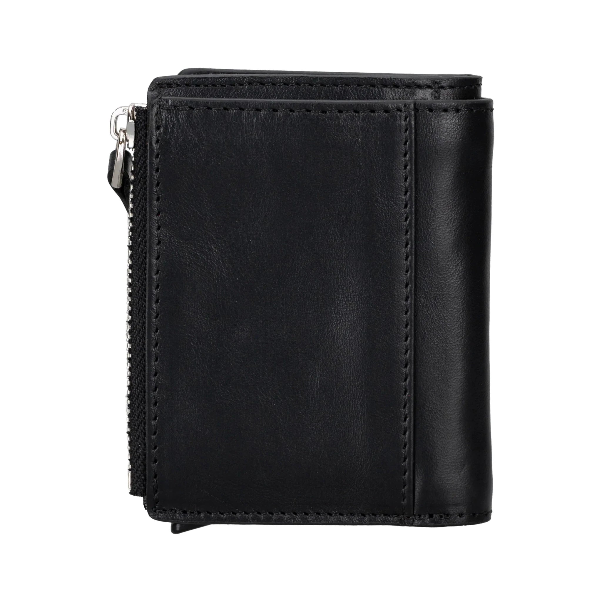 Leather Zip Mechanical Card Holder