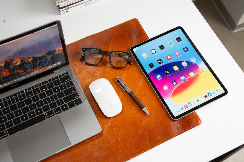 Leather Desk Mat (37 cm X 80 cm)