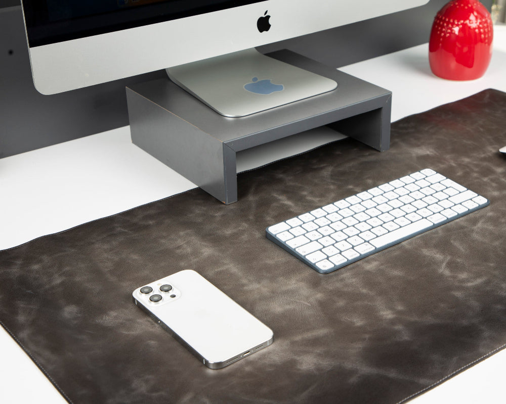 Leather Desk Mat (37 cm X 80 cm)