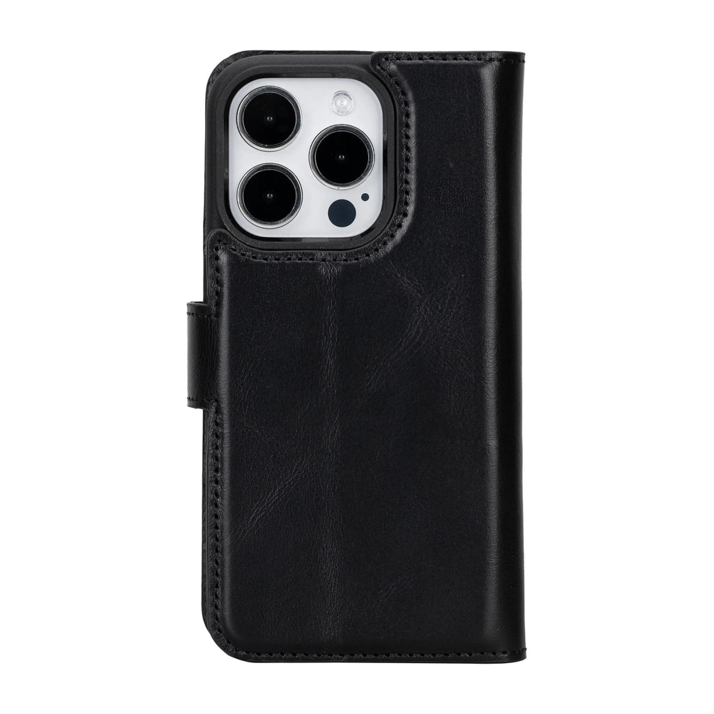 iPhone 16 Pro Max Leather Wallet Case Detachable RFID MagSafe – Magic Series