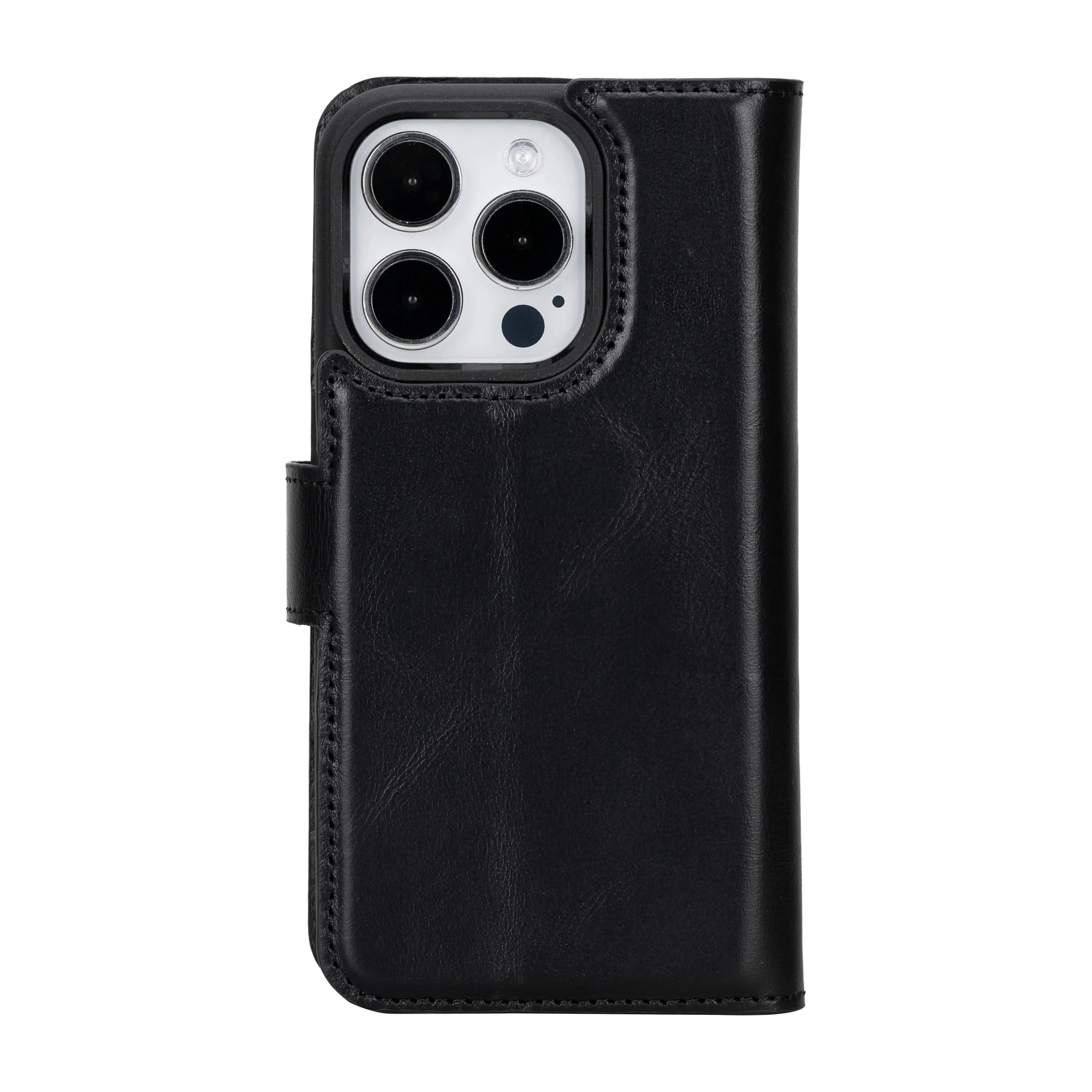iPhone 16 Pro Max Leather Wallet Case Detachable RFID MagSafe – Magic Series