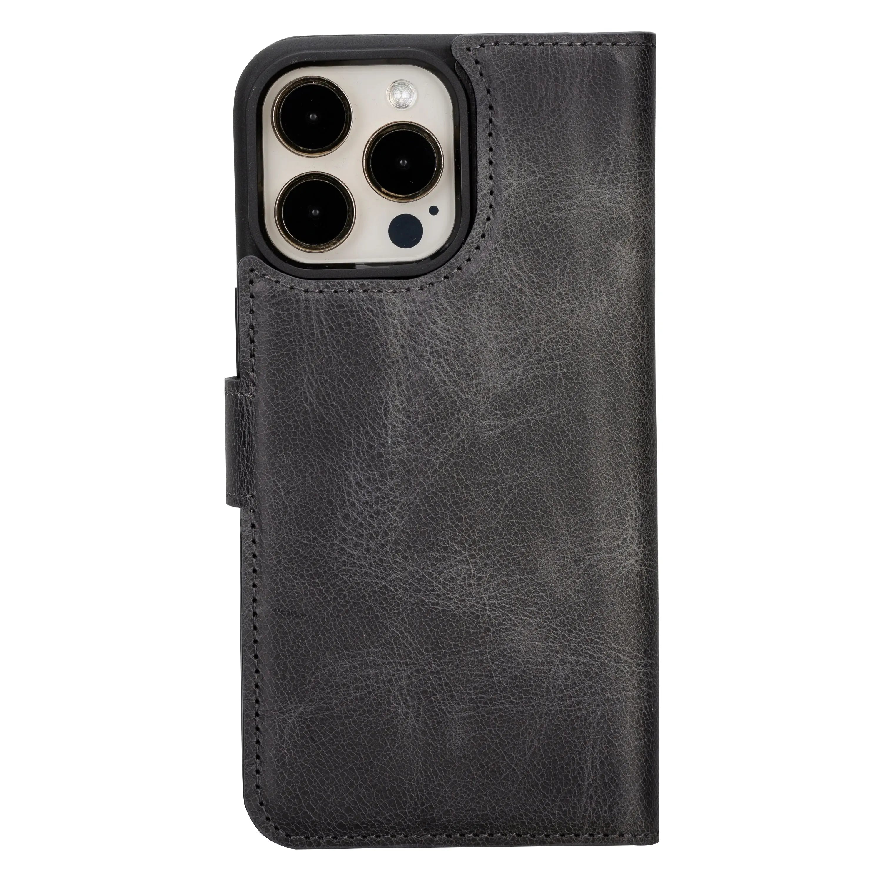iPhone 16 Pro Max Leather Wallet Case Detachable RFID MagSafe – Magic Series