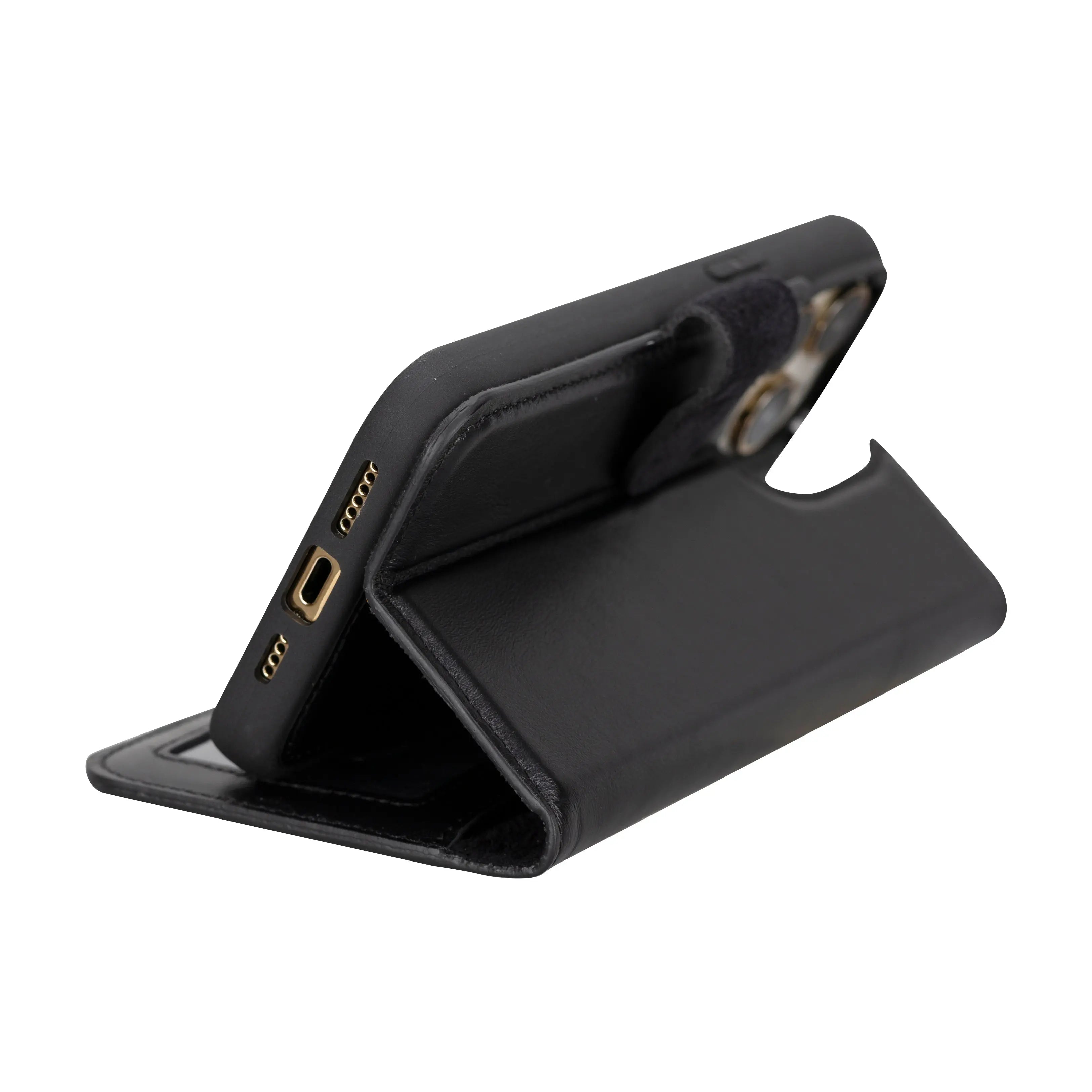 iPhone 16 Pro Leather Wallet Case Detachable RFID MagSafe – Magic Series