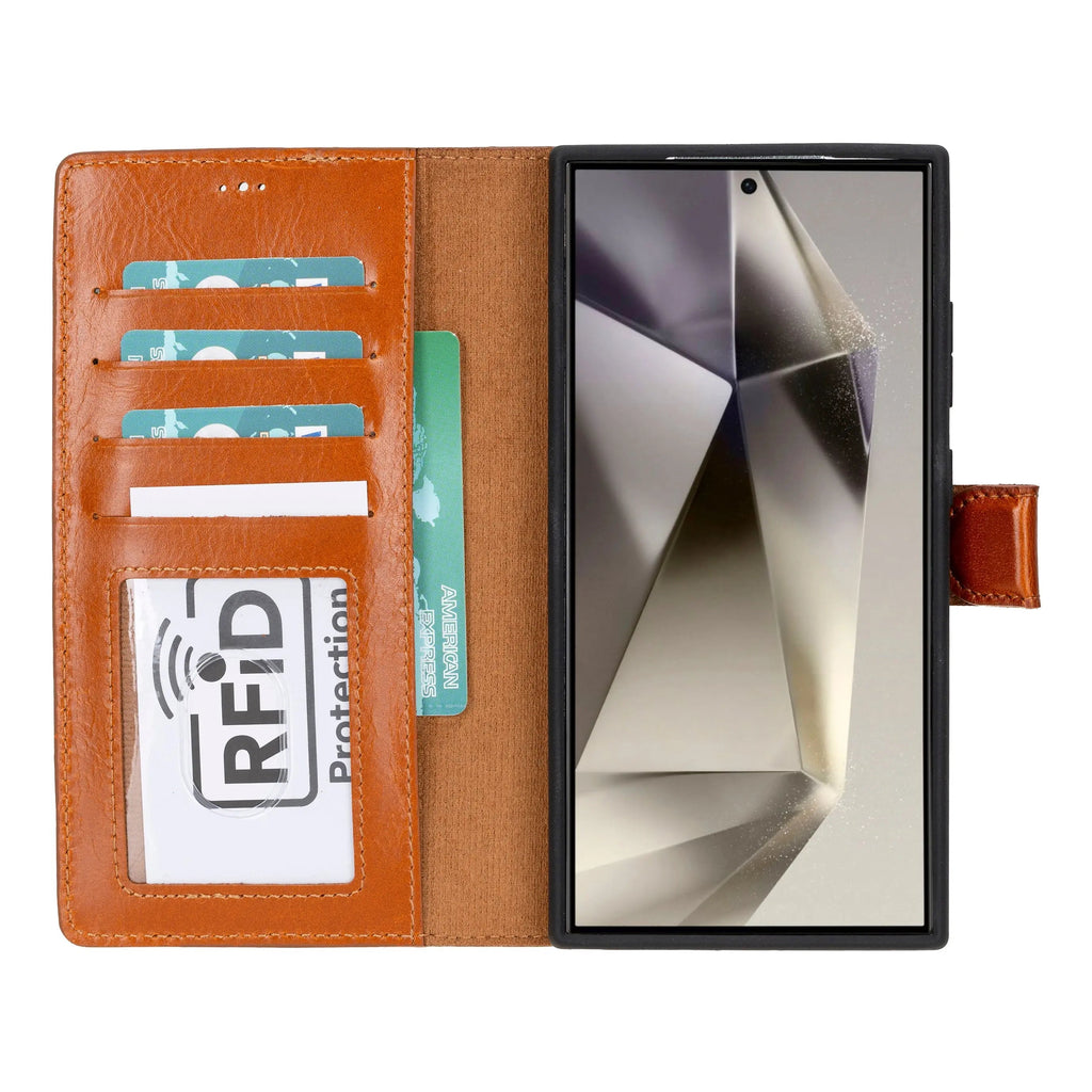 Samsung Galaxy S24 Plus Leather Wallet Case Detachable RFID – Magic