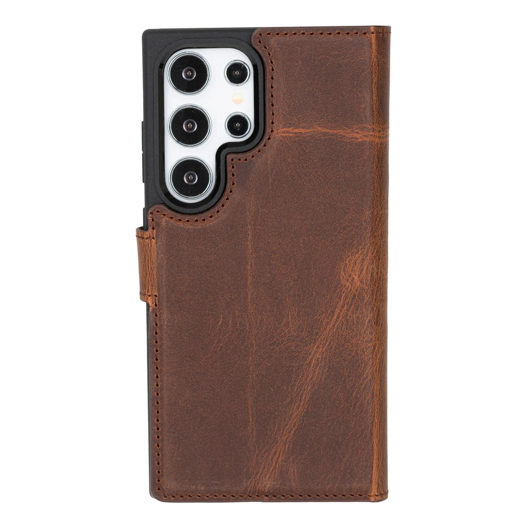 Samsung Galaxy S24 Ultra Leather Wallet Case Detachable RFID – Magic