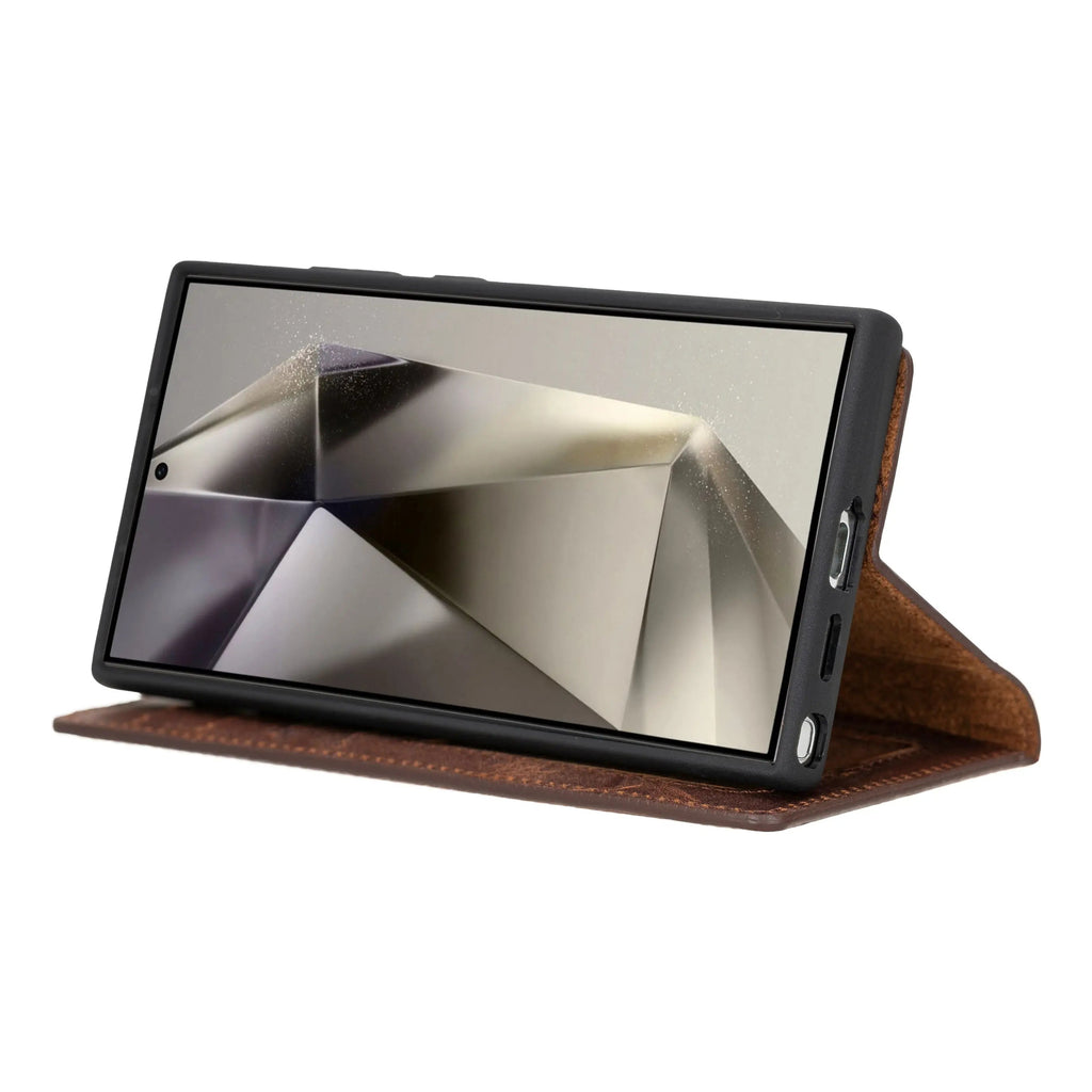 Samsung Galaxy S24 Leather Wallet Case Detachable RFID – Magic