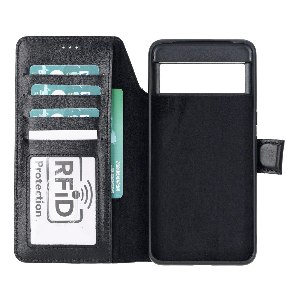 Google Pixel 10 Pro XL Leather Wallet Case Detachable RFID – Magic