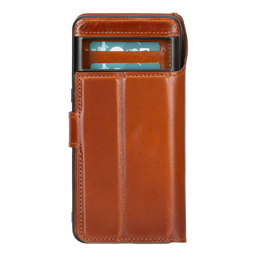 Google Pixel 8 Leather Wallet Case Detachable RFID – Magic