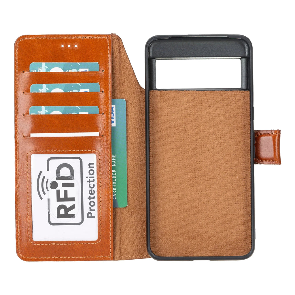 Google Pixel 10 Pro XL Leather Wallet Case Detachable RFID – Magic
