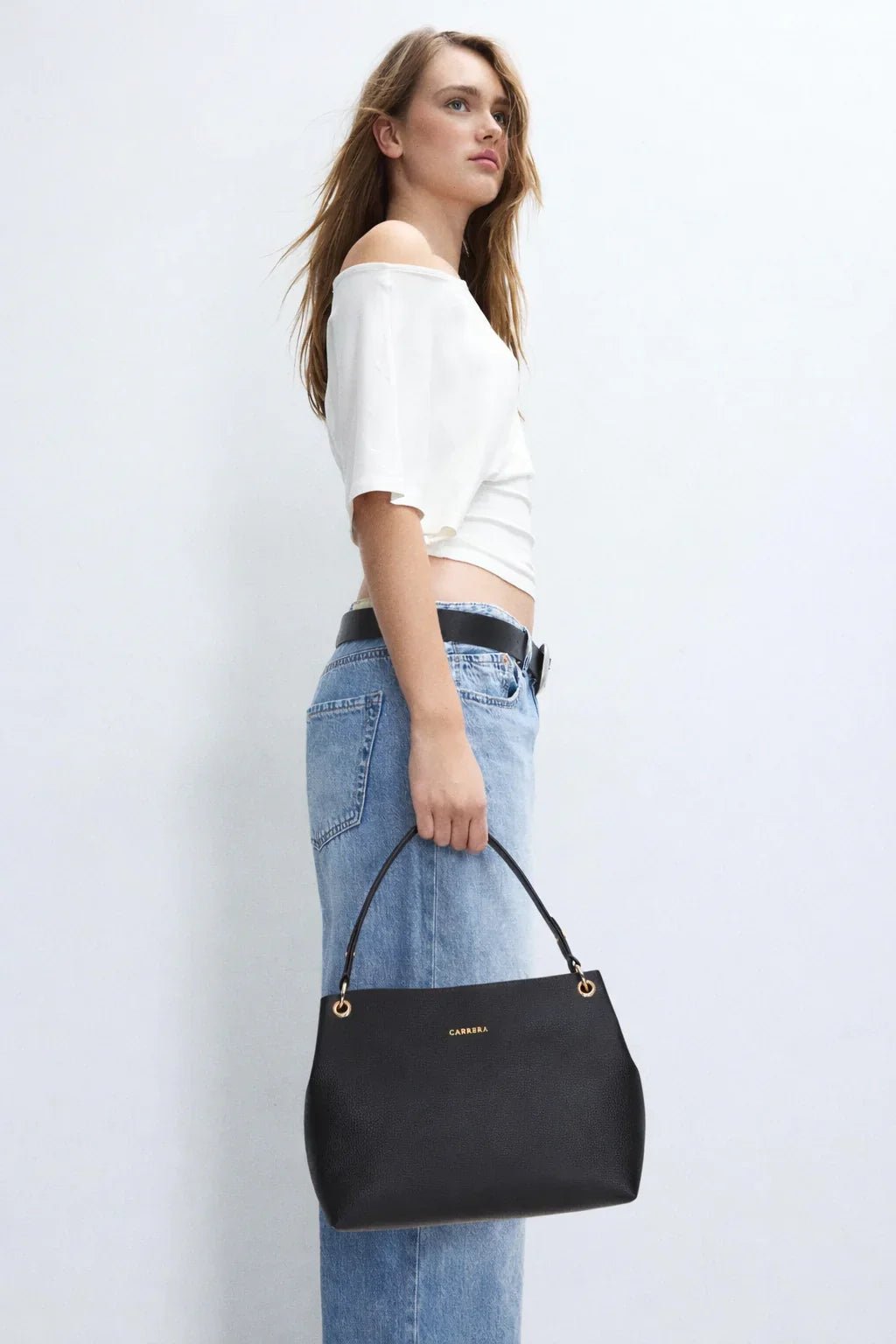 Carrera Calivra Women's Leather Bag – Floater Leather Shoulder Bag for Everyday Elegance | Minimal & Handcrafted