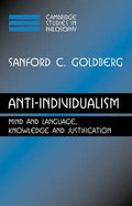 Anti-Individualism: Mind and Language, Knowledge and Justification - Paperback