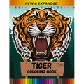 Tiger Coloring Book (New & Expanded): Stress Relief and Relaxing Coloring Book For Kids, Boys And Girls - Paperback