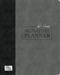 John C. Maxwell Signature Planner (Gray/Black Leatherluxe(r)) - Leather