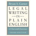 Legal Writing in Plain English, Third Edition: A Text with Exercises - Paperback