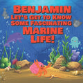 Benjamin Let's Get to Know Some Fascinating Marine Life!: Personalized Baby Books with Your Child's Name in the Story - Ocean Animals Books for Toddle - Paperback