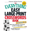 The Everything Easy Large-Print Crosswords Book, Volume VI: More Than 100 Easy Crossword Puzzles in Large Print - Paperback