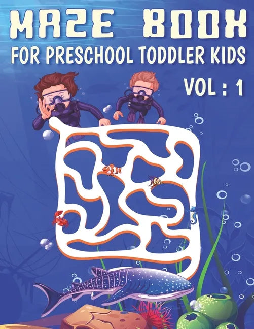 Maze Book For Preschool Toddler Kids: Activity workbook, Brainstorm Maze Runner and Puzzle Book for toddler kids age 4-5 - Paperback