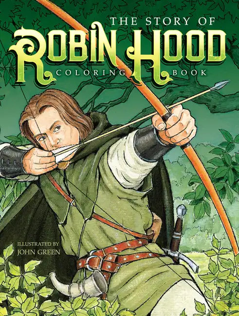 The Story of Robin Hood Coloring Book - Paperback