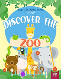 Baby Coloring Book 1 Year - Discover the Zoo: Cute Animals Coloring Pages for Toddlers Ages 1-4 Year Old - Paperback