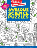 Awesome Science Puzzles: Find and Seek 100+ Science Hidden Picture Puzzles for Kids 6+, Highlights Puzzle Book for Kids - Paperback