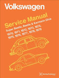 Volkswagen Super Beetle, Beetle & Karmann Ghia Official Service Manual: 1970, 1971, 1972, 1973, 1974, 1975, 1976, 1977, - Hardcover