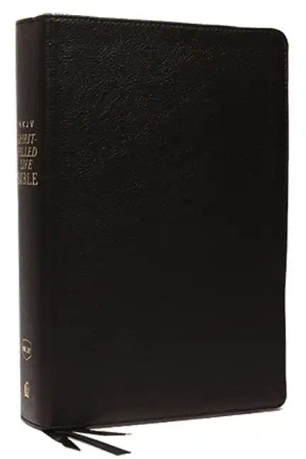 NKJV, Spirit-Filled Life Bible, Third Edition, Genuine Leather, Black, Red Letter Edition, Comfort Print, Comfort Print: Kingdom Equipping Through the - Leather
