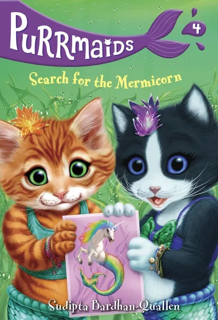 Purrmaids #4: Search for the Mermicorn - Paperback