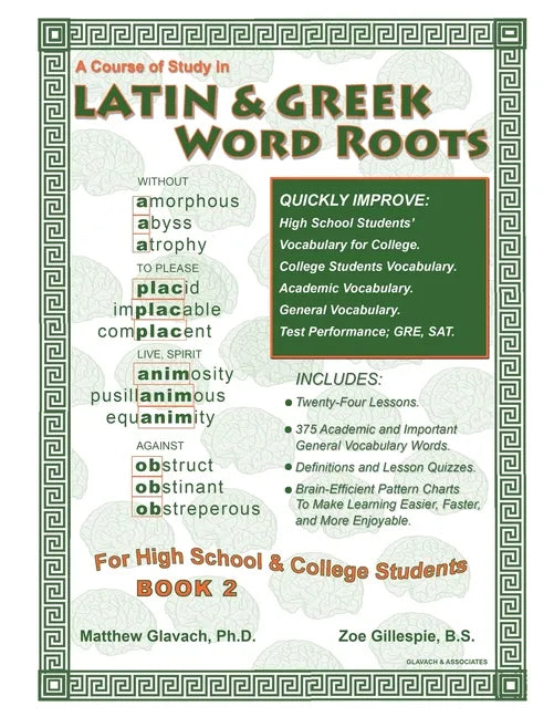 Latin & Greek Word Roots, Book 2 - Paperback