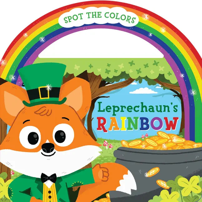 Leprechaun's Rainbow Board Book with Handle - Board Book