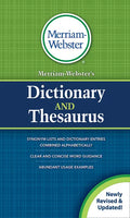 Merriam-Webster's Dictionary and Thesaurus - Paperback