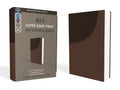 NIV, Super Giant Print Reference Bible, Imitation Leather, Brown, Red Letter Edition - Imitation Leather