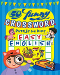 50 funny crossword puzzles for kids: Easy English - Paperback