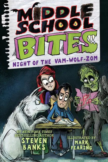 Middle School Bites 4: Night of the Vam-Wolf-Zom - Paperback