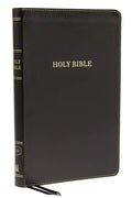 KJV, Thinline Bible, Standard Print, Imitation Leather, Black, Red Letter Edition - Imitation Leather