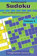 Sudoku variety pack. Easy, medium & hard puzzles: 100 puzzles. 6x9 travel size. Easy to carry - Paperback