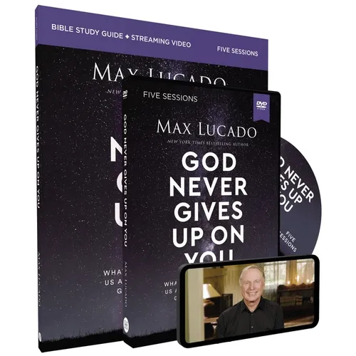 God Never Gives Up on You Study Guide with DVD: What Jacob's Story Teaches Us about Grace, Mercy, and God's Relentless Love - Paperback