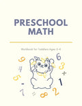 Preschool Math Workbook for Toddlers Ages 2-4: Beginner Preschool Math Activity Book with Number Tracing, Colors, Shapes, Pre-Writing, Pre-Reading and - Paperback