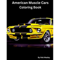 American Muscle Car Coloring Book - Paperback