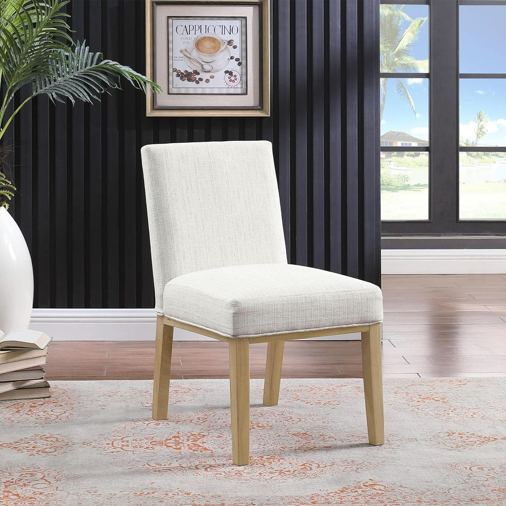 Dining Chair With Stain Resistant Fabric 19 Inch Seat