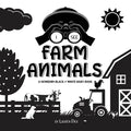 I See Farm Animals: A Newborn Black & White Baby Book (High-Contrast Design & Patterns) (Cow, Horse, Pig, Chicken, Donkey, Duck, Goose, Do - Paperback