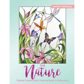 The Nature-Themed Stained Glass Coloring Book for Relaxation - Paperback