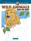 Creative Haven Wild Animals Dot-To-Dot Coloring Book - Paperback