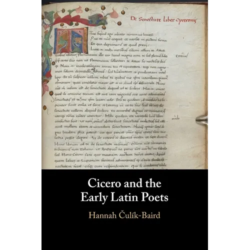 Cicero and the Early Latin Poets - Paperback
