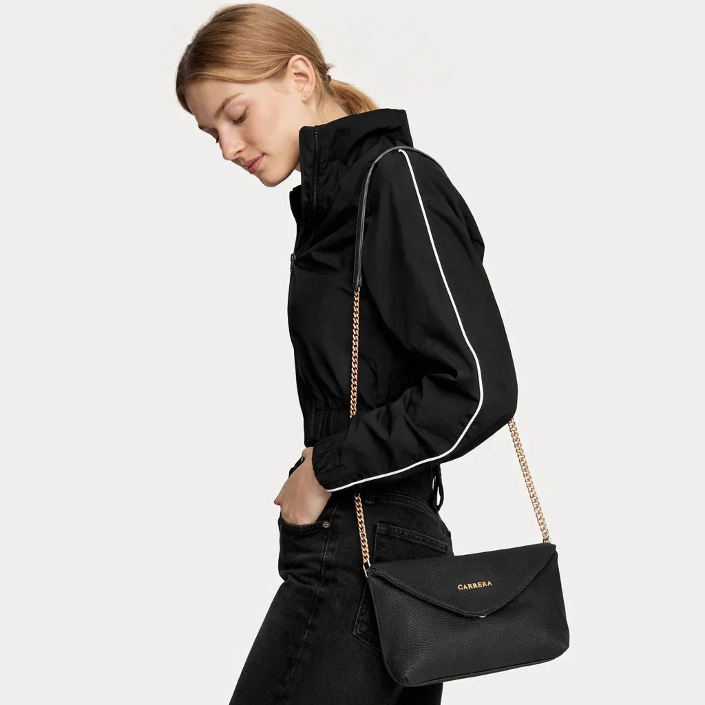 Carrera Lunera Women’s Leather Bag – Floater Leather Women’s Shoulder & Crossbody Bag with Chain Strap for Everyday Elegance | Minimal & Handcrafted