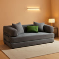 Grey Corduroy 81 Inch Ultracomfort Foldable SofaBed