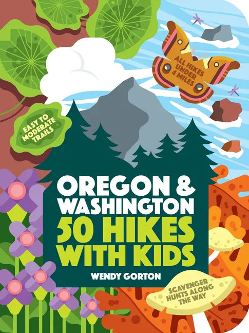50 Hikes with Kids Oregon and Washington - Paperback